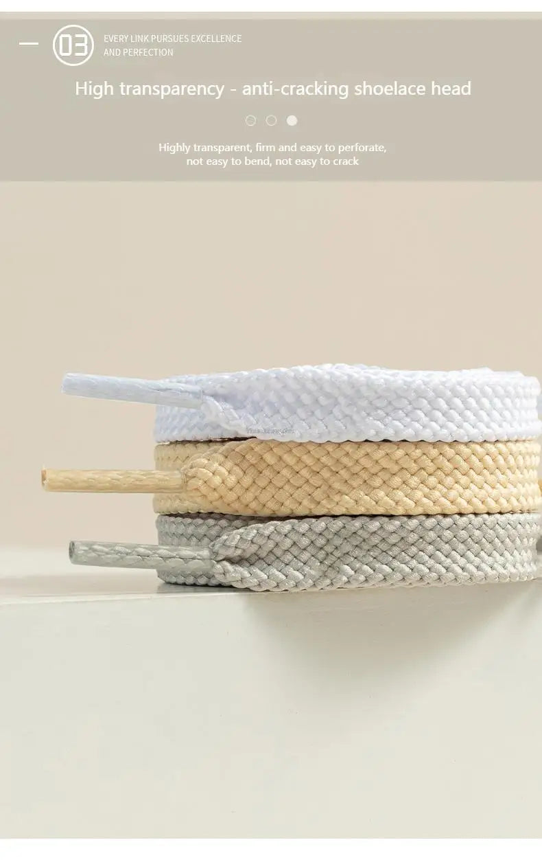 Flat Classic Shoelaces – Durable Laces for Sneakers & Casual Shoes