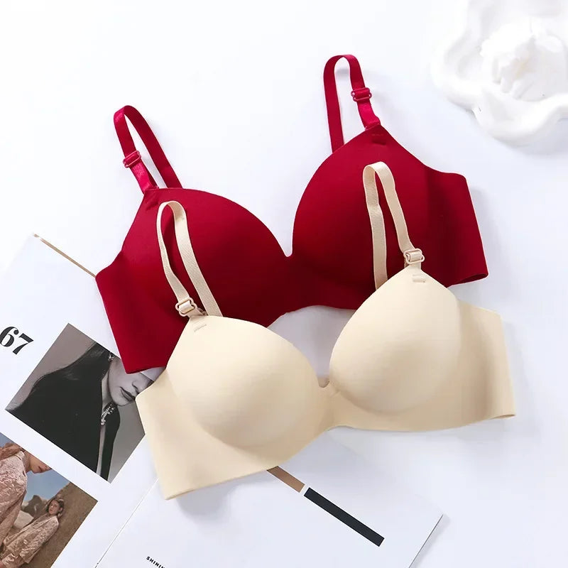 Seamless Push-Up Bralette – Wire-Free 3/4 Cup Everyday Lingerie