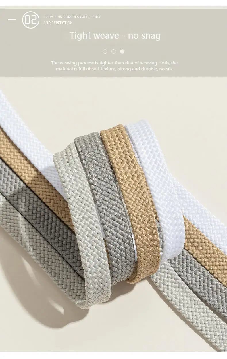 Flat Classic Shoelaces – Durable Laces for Sneakers & Casual Shoes
