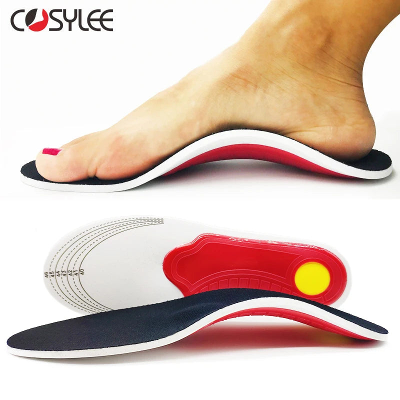 Orthopedic Arch Support Insoles – Shock-Absorbing Cushioned Shoe Inserts